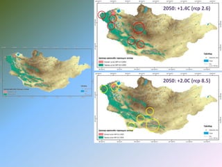 2050: +1.4C (rcp 2.6)
2050: +2.0C (rcp 8.5)
 