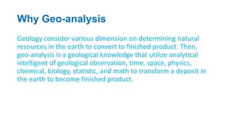 Geometallurgy study to define effective gold extraction | PPT