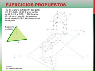 EJERCICIOS PROPUESTOS
07/06/2015
Ing. José Moncada Morales
 