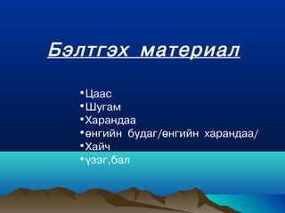Áýëòãýõ ìàòåðèàë

  •Öààñ
  •Øóãàì
  •Õàðàíäàà
  •ºíãèéí áóäàã/ºíãèéí õàðàíäàà/
  •Õàé÷
  •¿çýã,áàë
 
