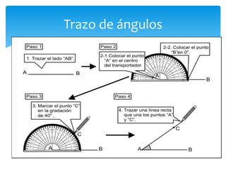 Trazo de ángulos
 