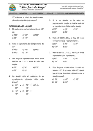 ejercicios de Geometría - 5° Grado - OK.docx