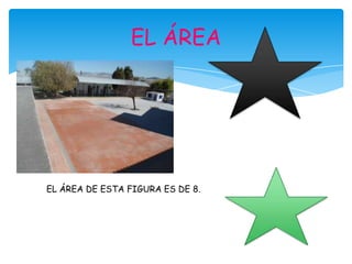 EL ÁREA




EL ÁREA DE ESTA FIGURA ES DE 8.
 