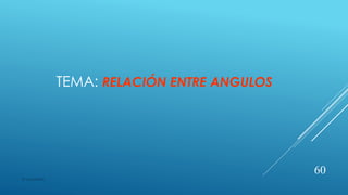 TEMA: RELACIÓN ENTRE ANGULOS
60
© copywriter
 