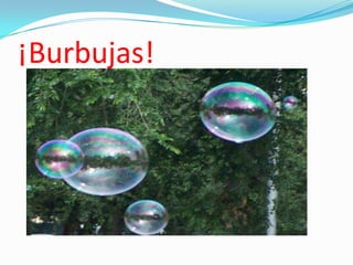 ¡Burbujas!