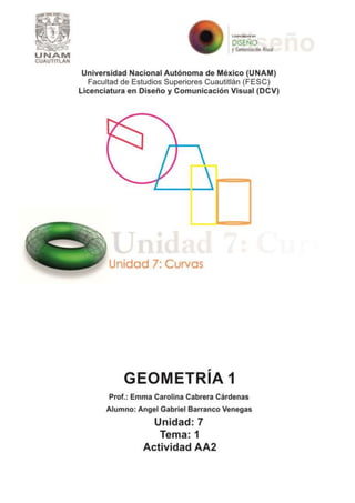 Geometría i – unidad 8– tema 1 – actividad de aprendizaje 2 