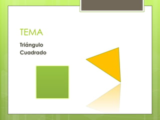 TEMATriánguloCuadrado