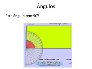 Geometria ângulos - o que é ângulo | PDF