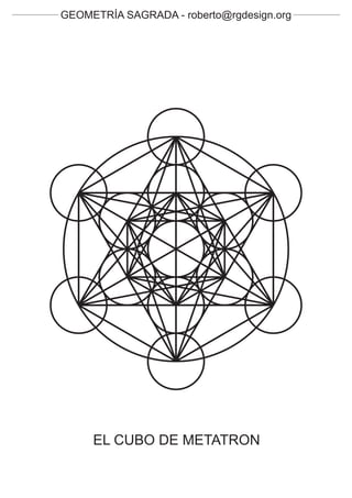 GEOMETRÍA SAGRADA - roberto@rgdesign.org




     EL CUBO DE METATRON
 