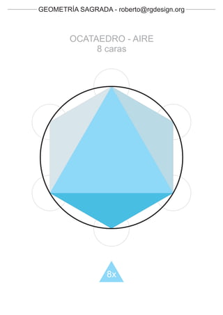 GEOMETRÍA SAGRADA - roberto@rgdesign.org



        OCATAEDRO - AIRE
             8 caras




                  8x
 