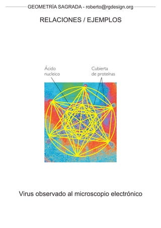 GEOMETRÍA SAGRADA - roberto@rgdesign.org

       RELACIONES / EJEMPLOS




Virus observado al microscopio electrónico
 