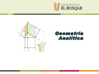 GeometríaGeometría
AnalíticaAnalítica
 