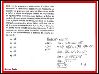 Geometria analítica caderno de atividades enem unidade 38 módulo 5