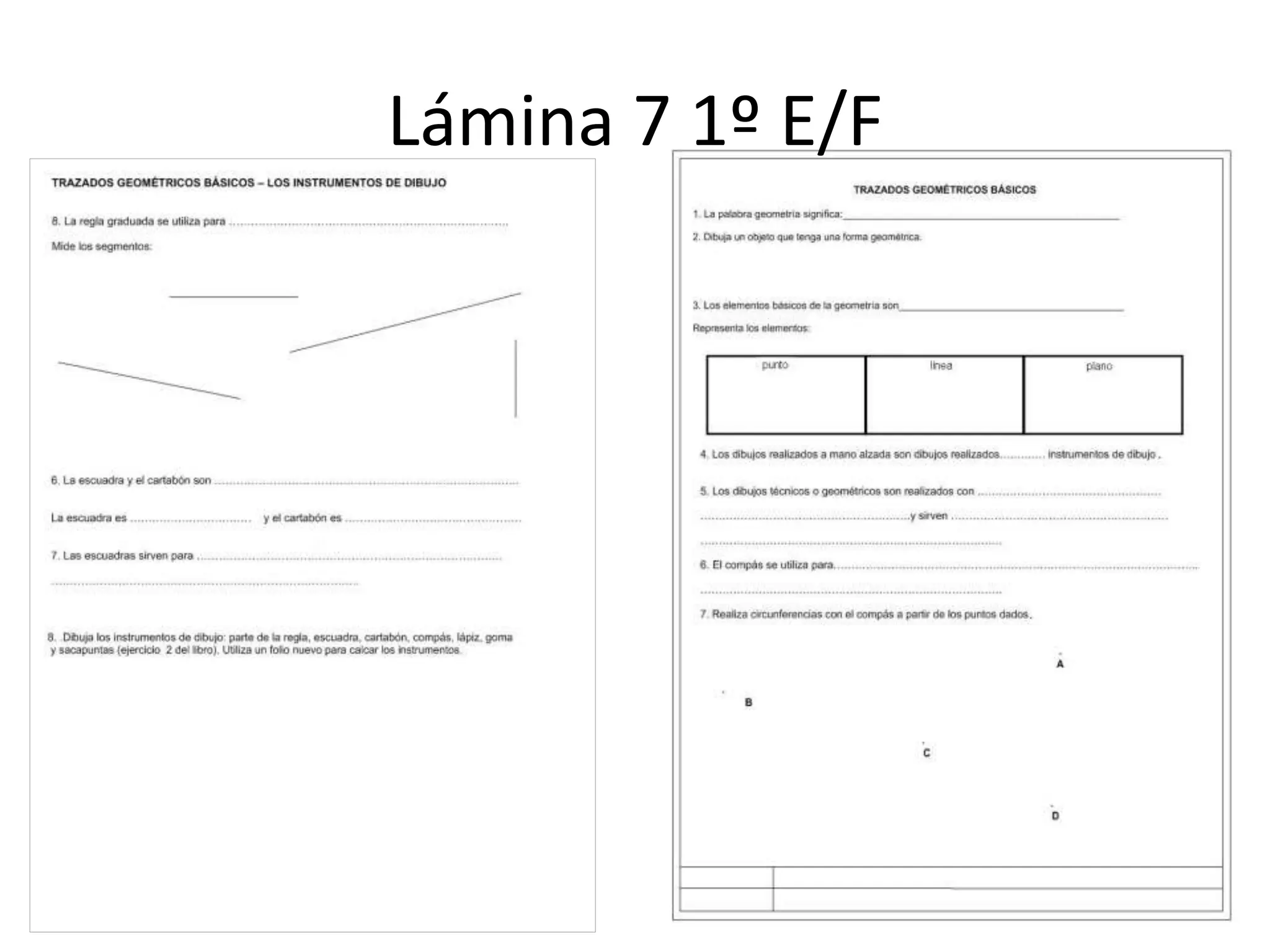 La geometría es una rama de las matemáticas que se ocupa del estudio de ...