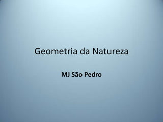 Geometria da Natureza MJ São Pedro 