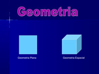 Geometria Plana   Geometria Espacial
 