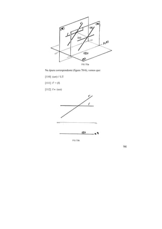 94
Na épura correspondente (figura 70-b), vemos que:
[110] () // LT
[111] f’ = (f)
[112] f  ()
 