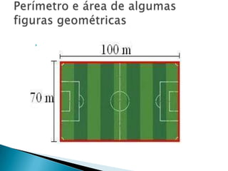 Perímetro e área de algumas figuras geométricas