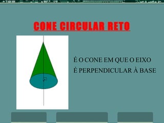 CONE CIRCULAR RETO 