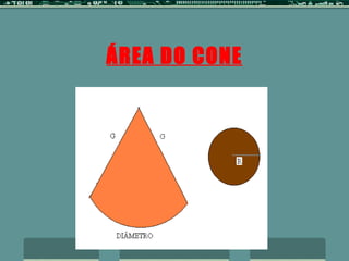 ÁREA DO CONE 