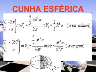 CUNHA ESFÉRICA
 