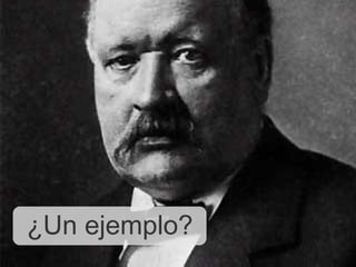 ¿Un ejemplo?
 