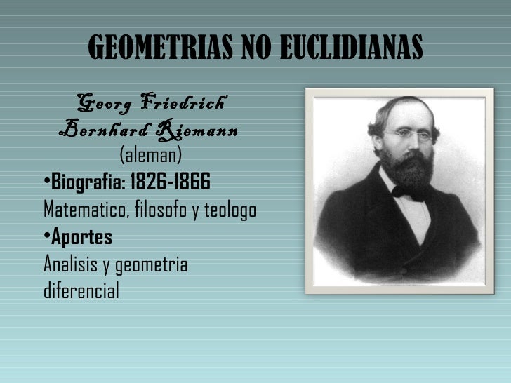 bernhard riemann aportes geometria no euclidianas bernhard riemann aportes geometria no euclidianas