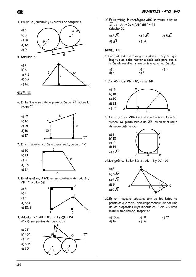 Geometria R Metricas En Triang Rect