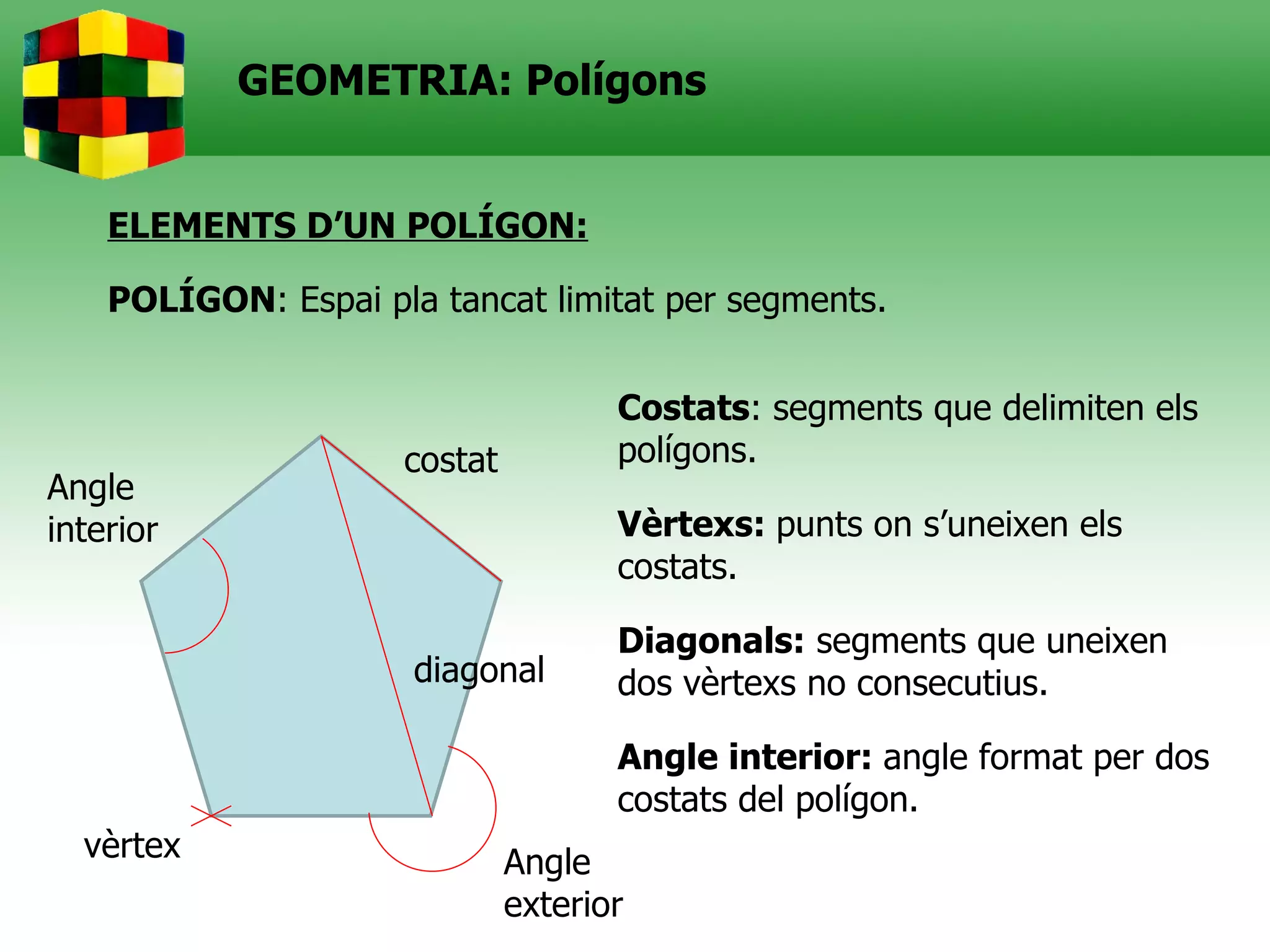 Geometria rectes,angles i polígons | PPT