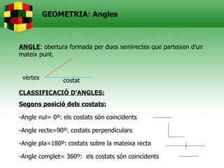 Geometria rectes,angles i polígons | PPT