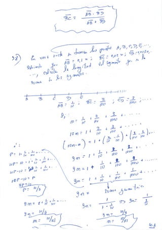 EJERCICIOS DE SEGMENTOS GEOMETRIA