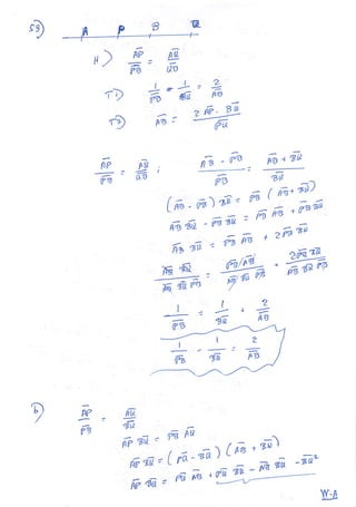 EJERCICIOS DE SEGMENTOS GEOMETRIA