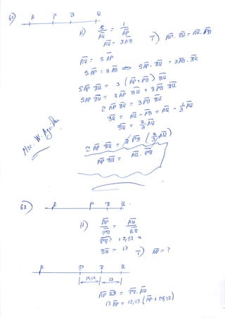 EJERCICIOS DE SEGMENTOS GEOMETRIA