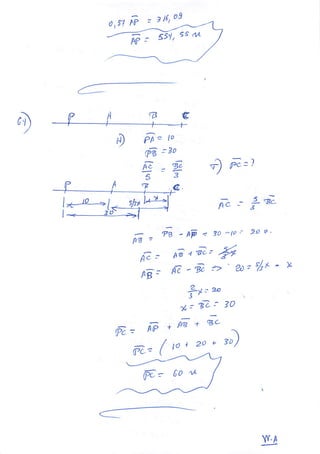EJERCICIOS DE SEGMENTOS GEOMETRIA