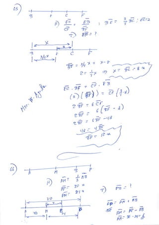 EJERCICIOS DE SEGMENTOS GEOMETRIA