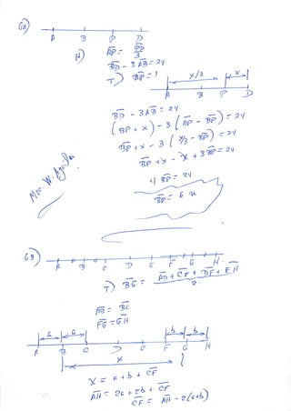 EJERCICIOS DE SEGMENTOS GEOMETRIA