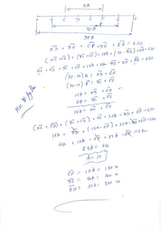 EJERCICIOS DE SEGMENTOS GEOMETRIA