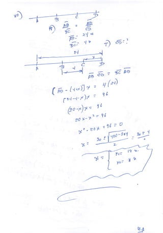EJERCICIOS DE SEGMENTOS GEOMETRIA