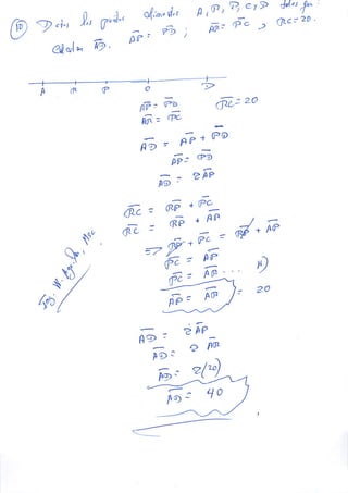 EJERCICIOS DE SEGMENTOS GEOMETRIA