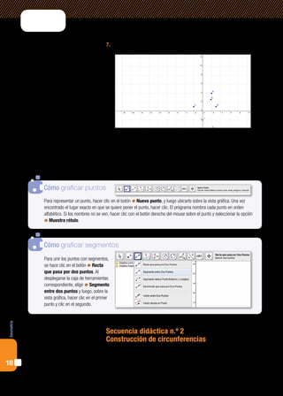 Geometria y geogebra tutorial | PDF