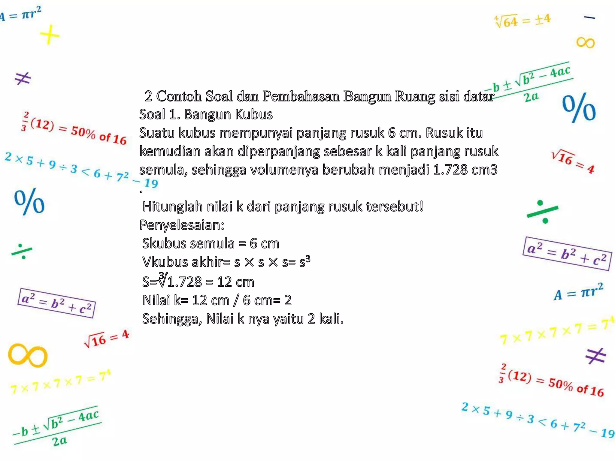 Geometri bangun ruang | PPTX