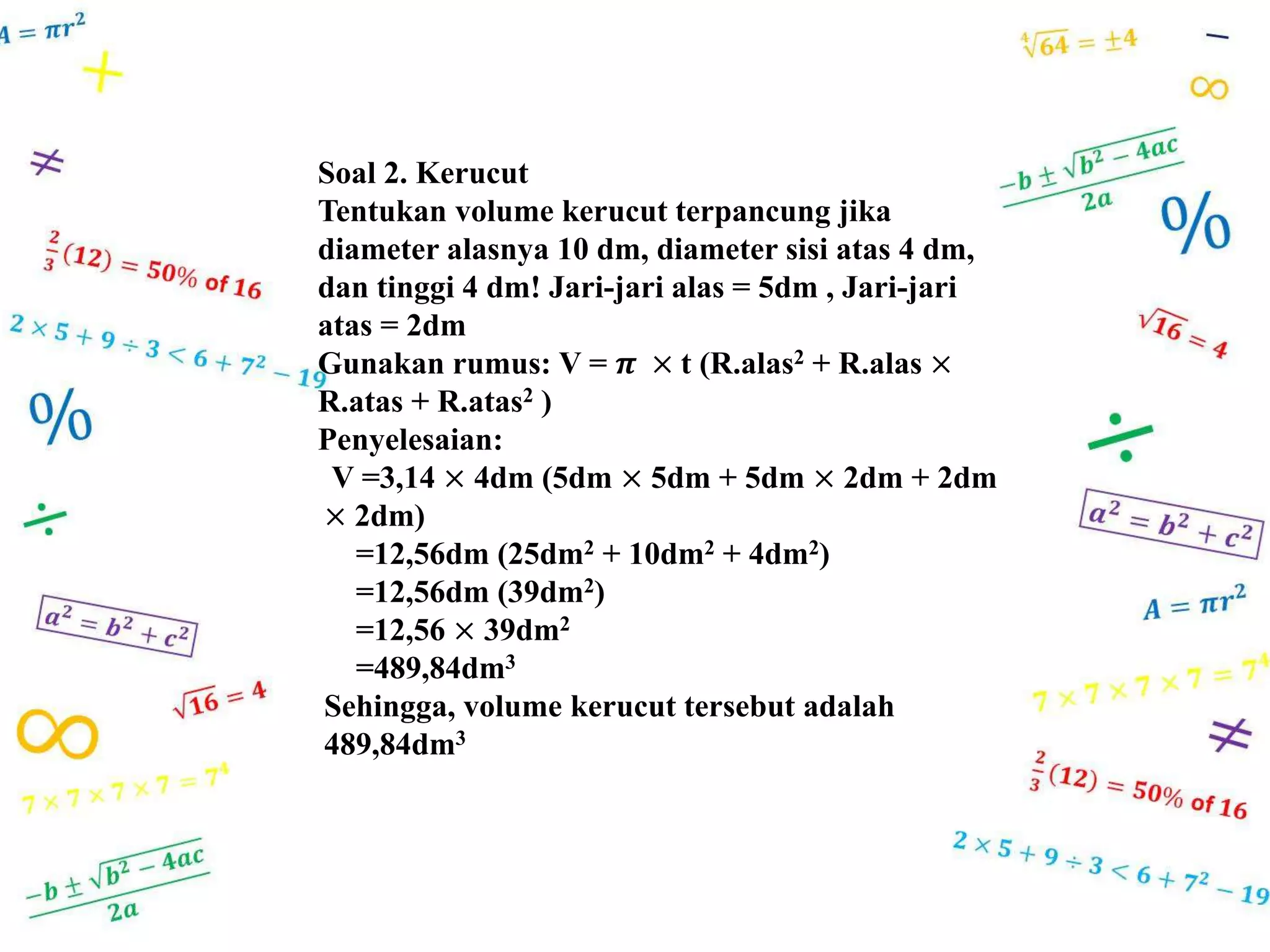 Geometri bangun ruang | PPTX