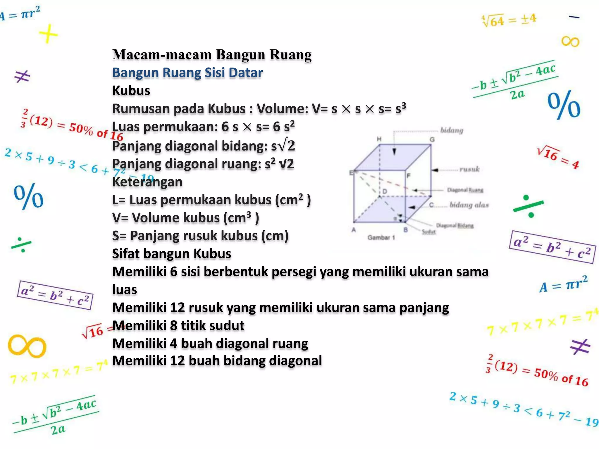 Geometri bangun ruang | PPTX