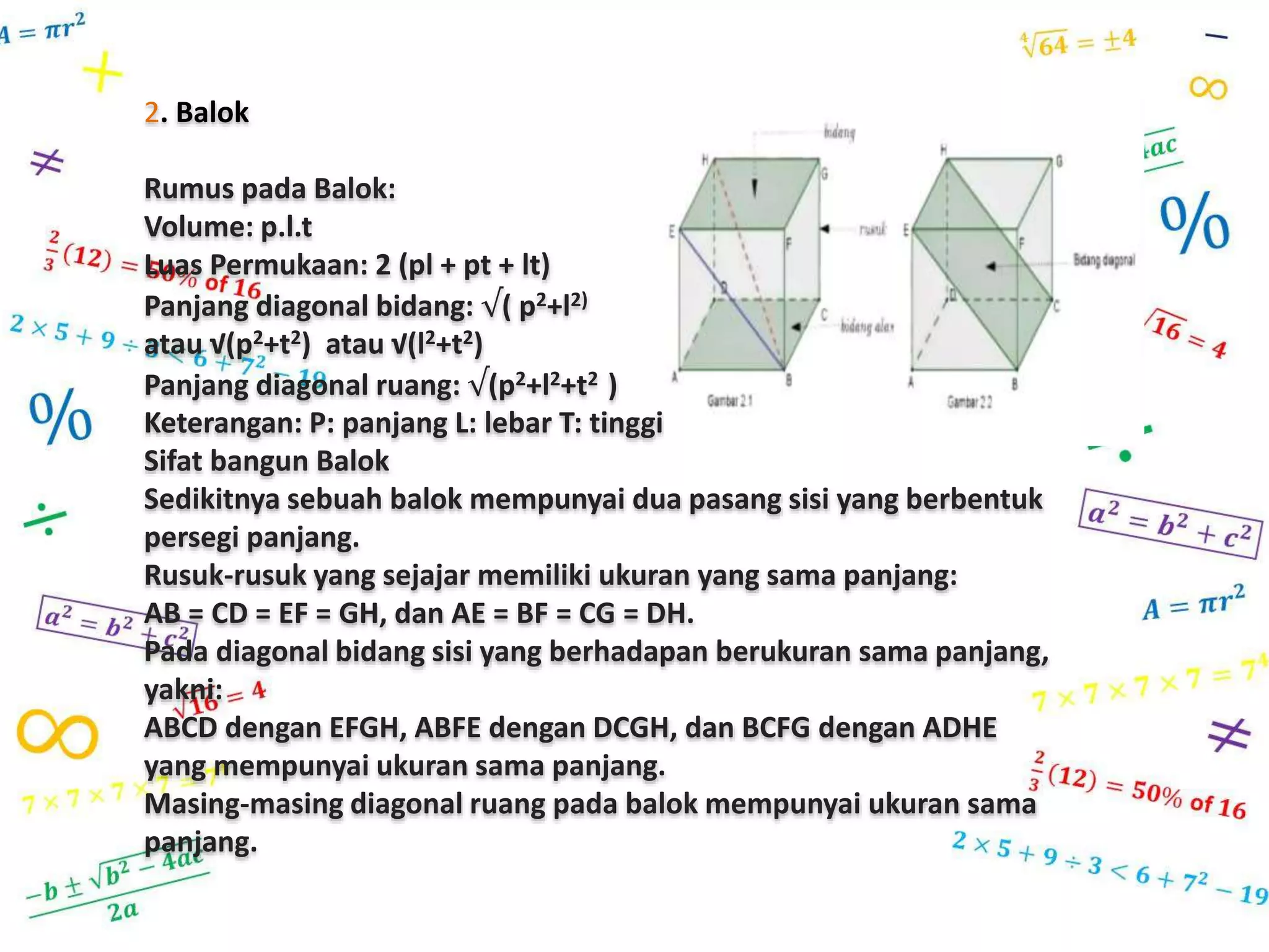Geometri bangun ruang | PPTX