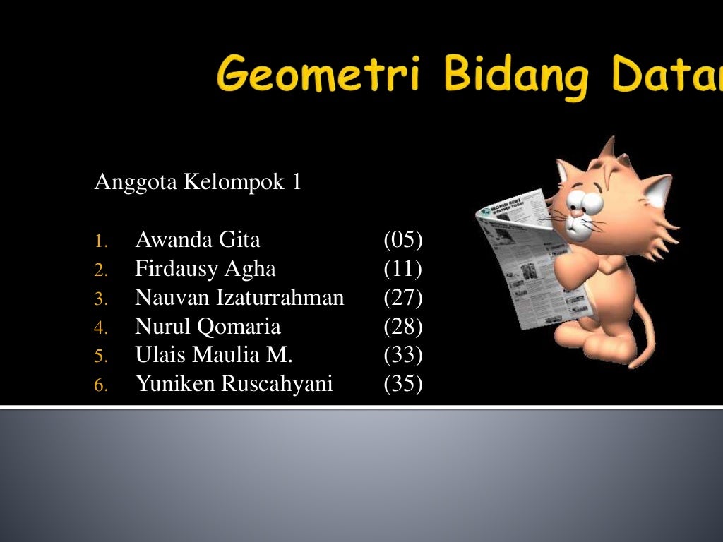 Geometri bidang datar (kelompok 1) MATEMATIKA KELAS X