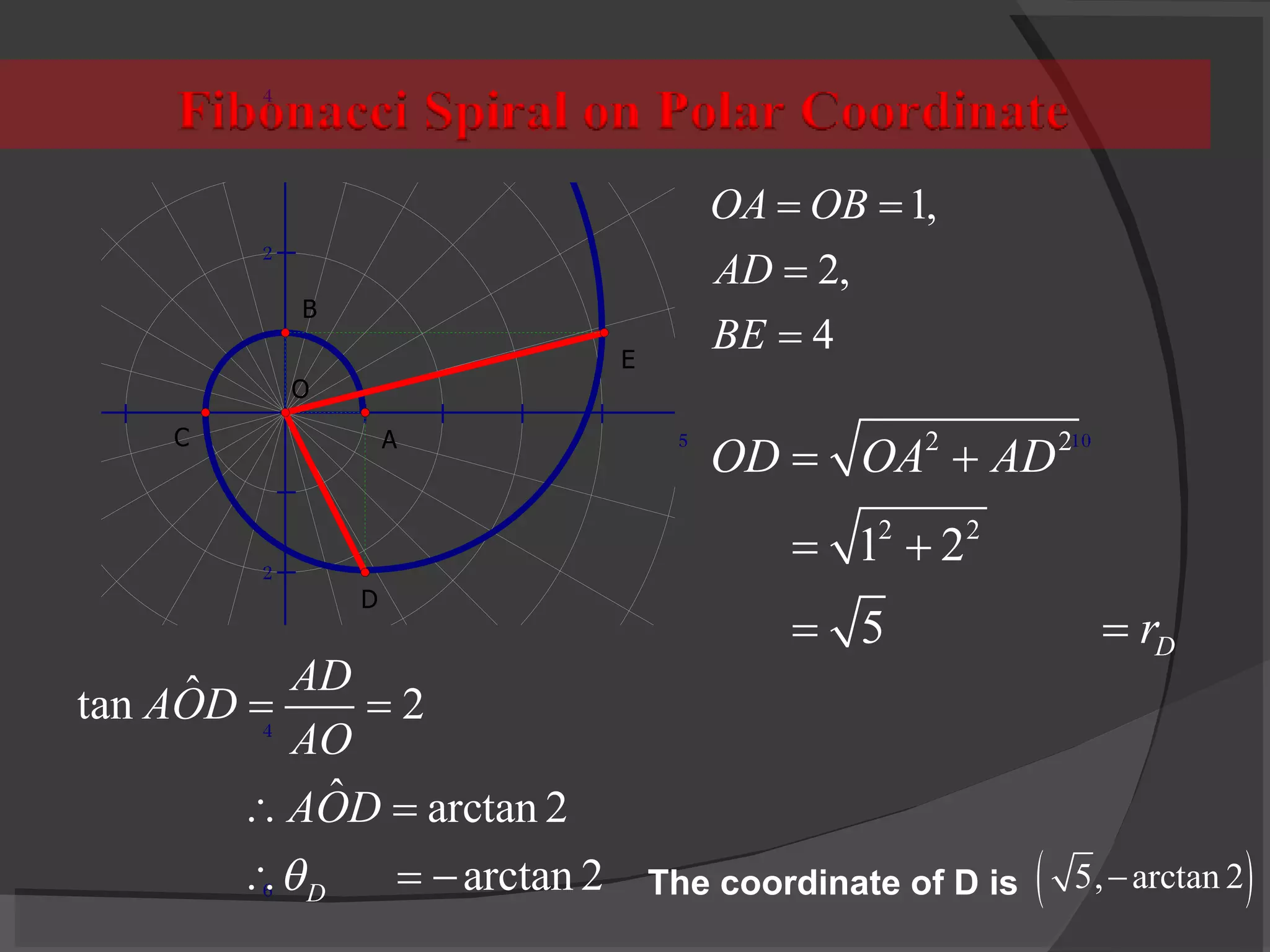 Geometric Representation of Fibonacci Sequence | PPT | Drawing and ...