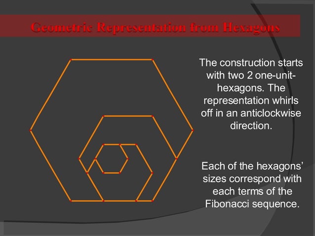 Geometric Representation of Fibonacci Sequence | PPT | Drawing and ...