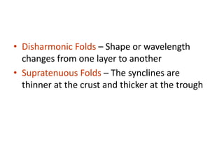 Fold Patterns Polyharmonic Geometric classification of folds | PPTX