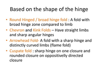 Geometric classification of folds | PPTX