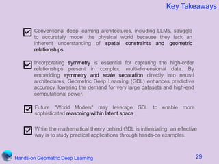 Beyond LLMs: Introduction to Geometric Deep Learning | PDF